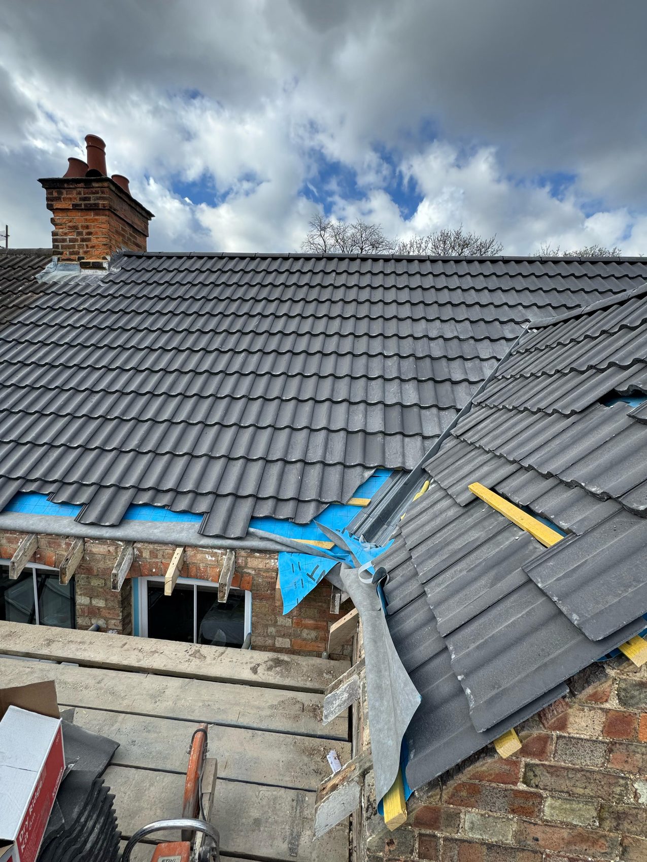 Bedford re-roof detail