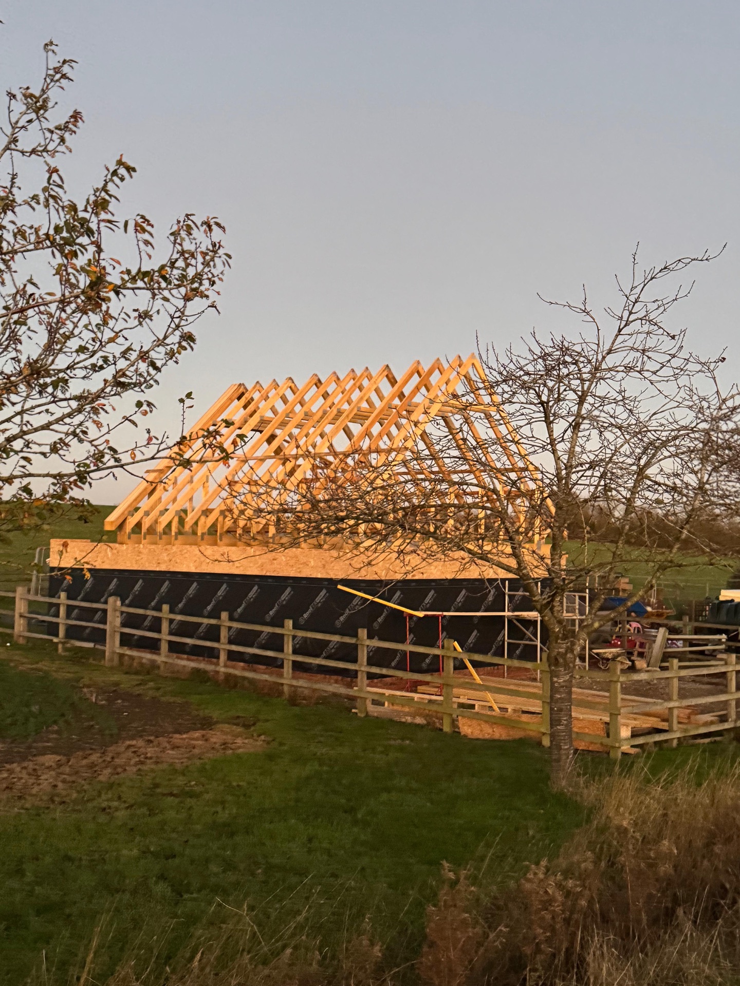 Park Farm truss frame