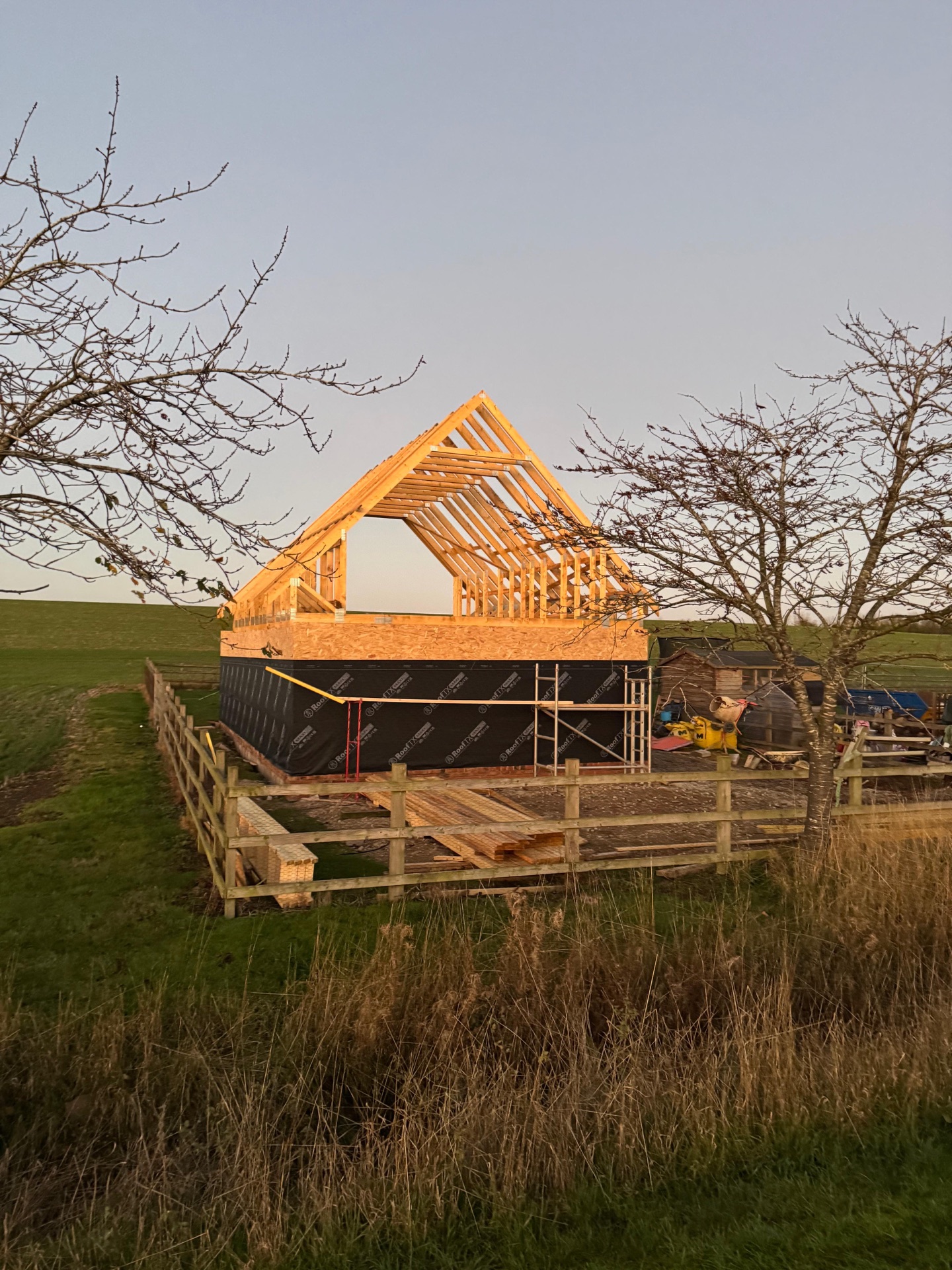 Park Farm frame stage