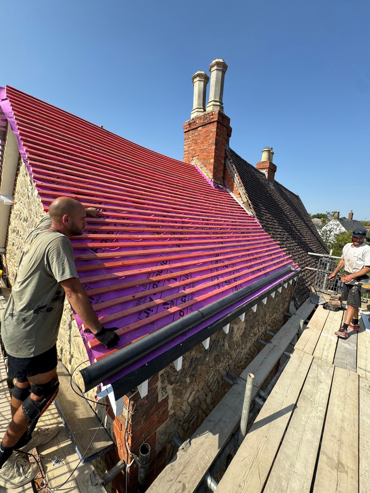 Re-roofed home in Sherington